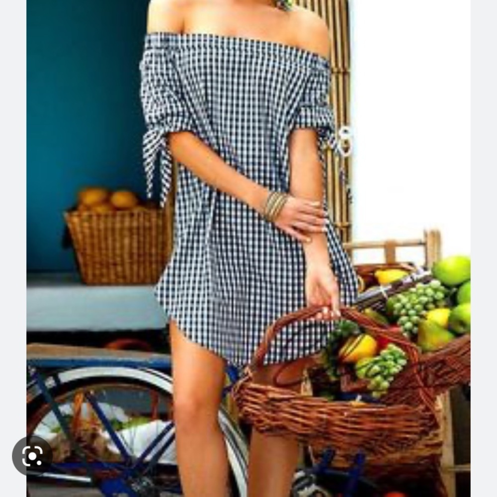 Like new Elan shift dress gingham - Picture 2 of 11